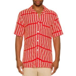 OAS Railway Shirt Red Medium
